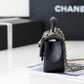 CHL -  Flap Bag Mini Doll Handle Bag 20AmeliaBlack