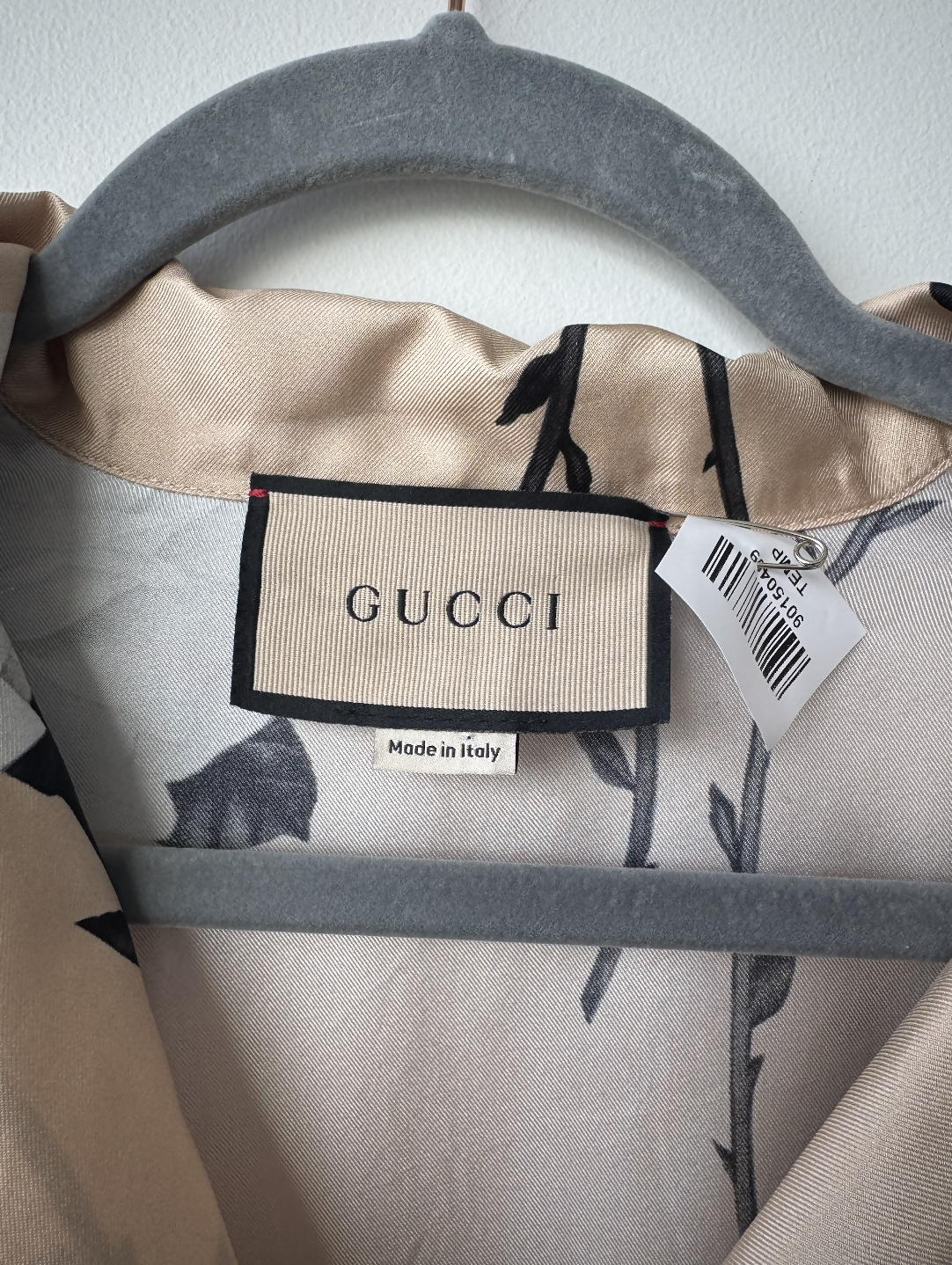 Gucci Silk Floral Print Shirt