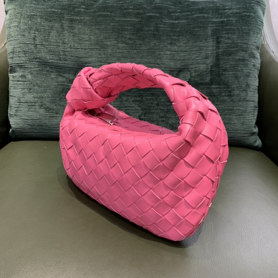 BV Mini Jodie Bag For Women 11in/28AmeliaIn Cranberry 651876VCPP56419