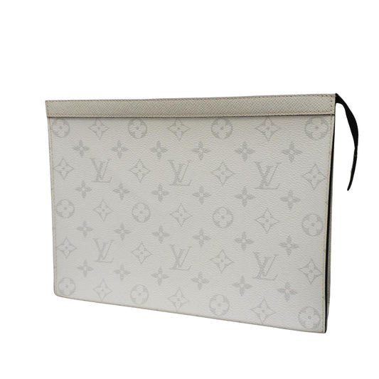 Louis Vuitton Pochette Voyage  Leather Clutch Bag
