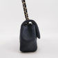 Chanel Classic Flap Mini Rectangular Navy Lambskin Leather Gold Hardware, 2020