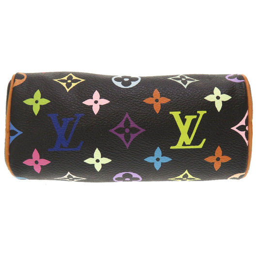 Louis Vuitton Monogram Multicolor Mini Speedy Noir 2way Handbag Black