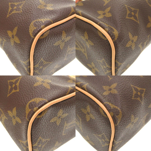Louis Vuitton Monogram Mini Speedy 2way Handbag Brown