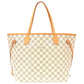 Louis Vuitton Damier Azur Neverfull MM Handbag Tote Bag