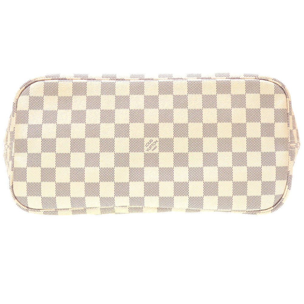 Louis Vuitton Damier Azur Neverfull MM Handbag Tote Bag