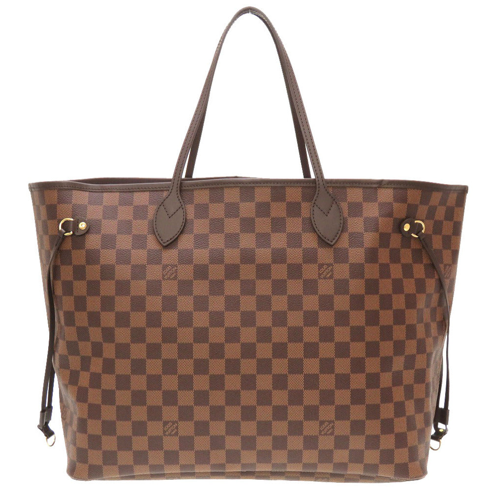 Louis Vuitton Damier Neverfull GM Tote Bag Handbag Brown