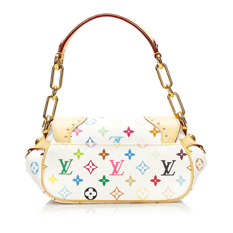 Louis Vuitton Monogram Multicolor Marilyn Shoulder Bag Bronze White PVC Leather