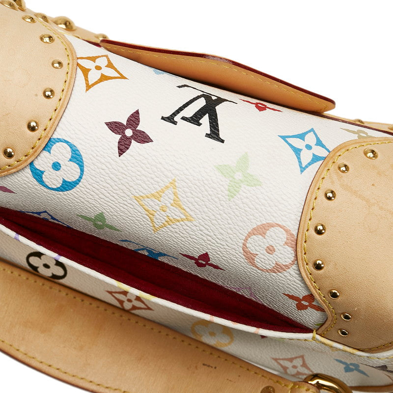 Louis Vuitton Monogram Multicolor Marilyn Shoulder Bag Bronze White PVC Leather