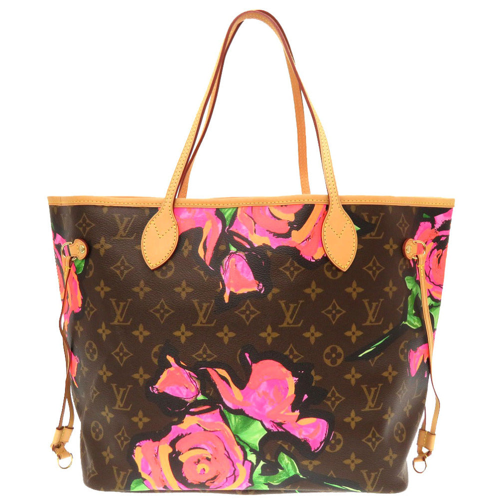 Louis Vuitton Monogram Rose Neverfull MM Handbag Tote Bag