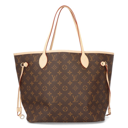 Louis Vuitton Neverfull MM Brown Monogram Canvas Cowhide
