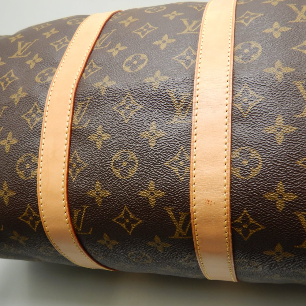 Louis Vuitton Monogram Keepall 45 Brown Boston Bag