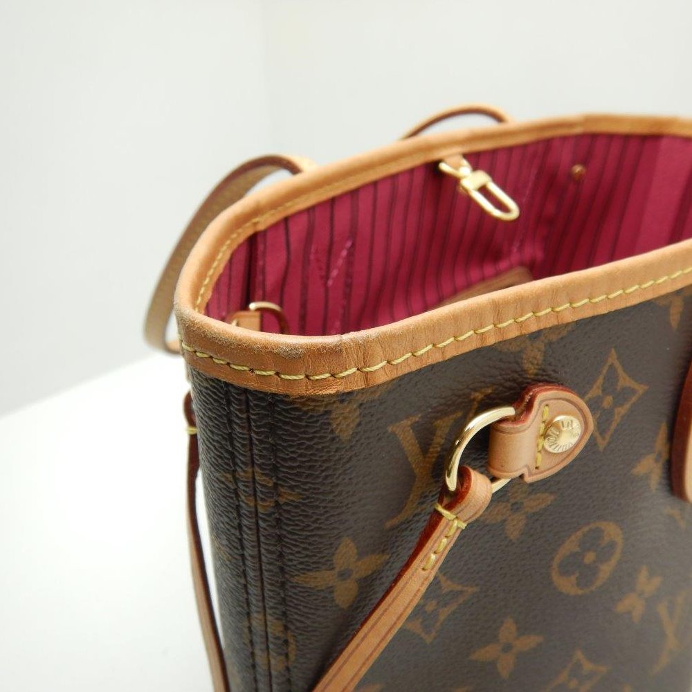 Louis Vuitton Monogram Neverfull PM Pivoine Tote Bag
