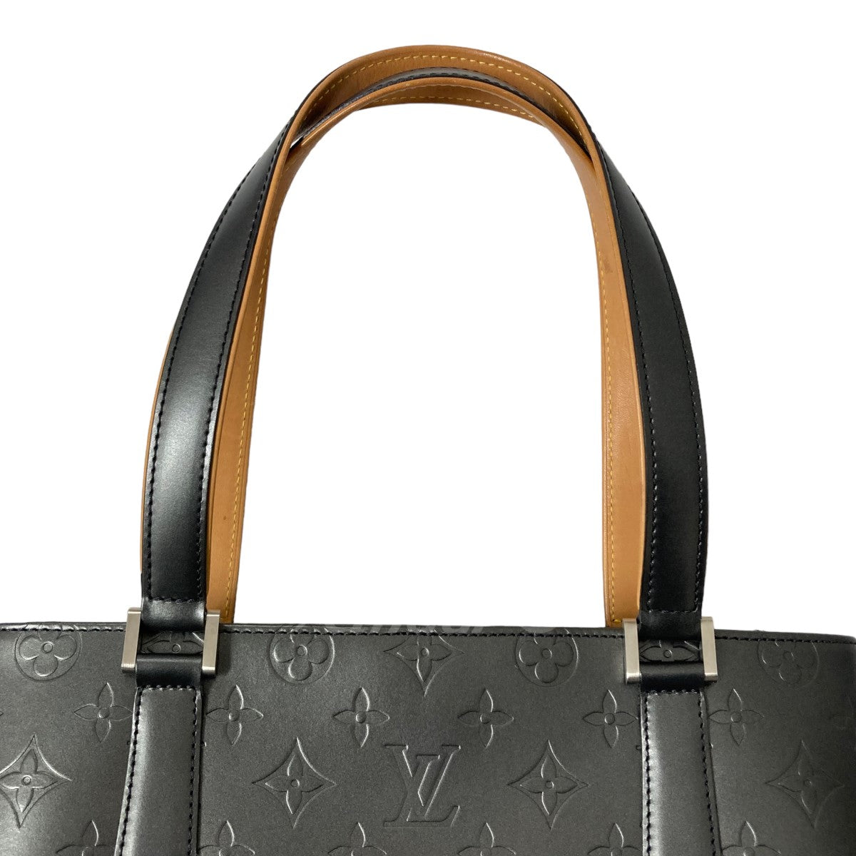 Louis Vuitton Monogram Matte Tote Bag Gray