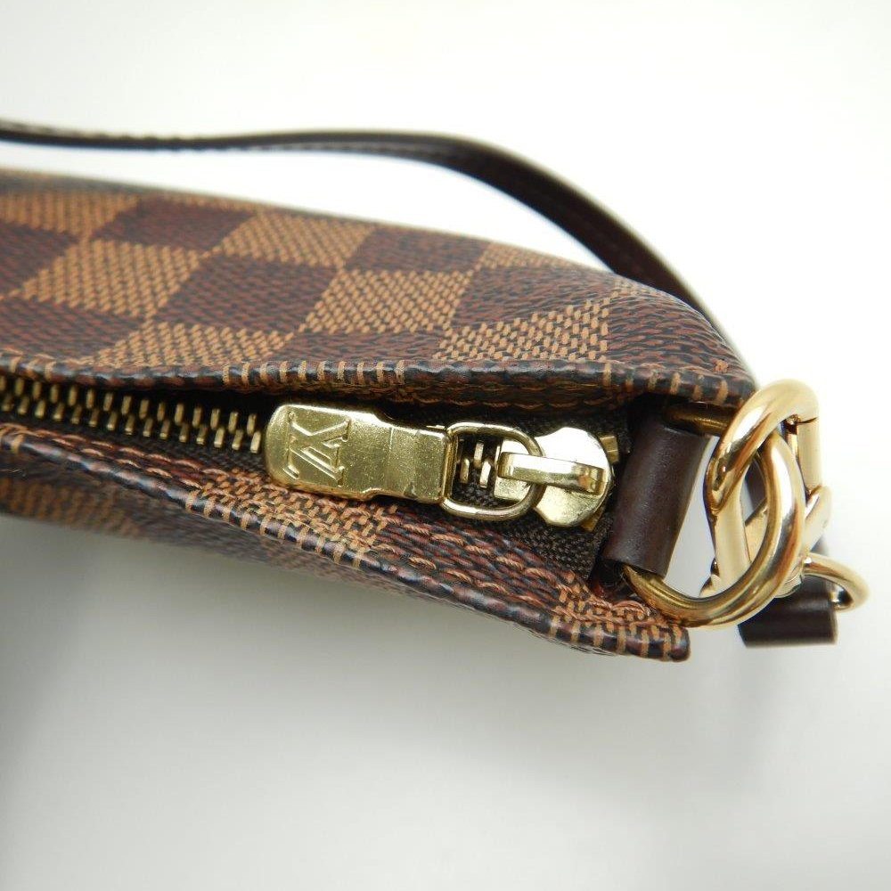 Louis Vuitton Damier Navona Ebene Accessory Pouch Brown