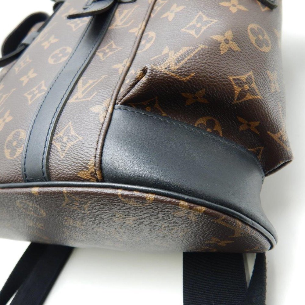Louis Vuitton Monogram Macassar Christopher PM Brown Backpack Rucksack