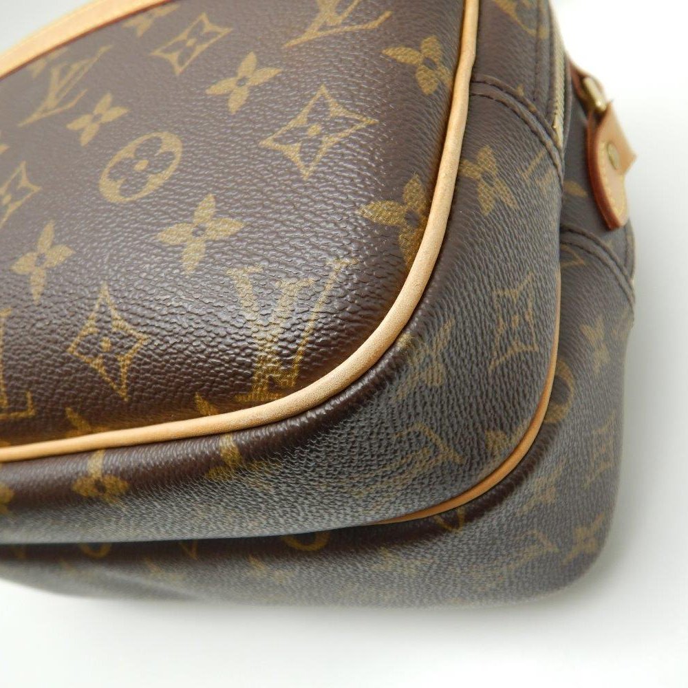 Louis Vuitton Monogram Reporter PM Brown Shoulder Bag