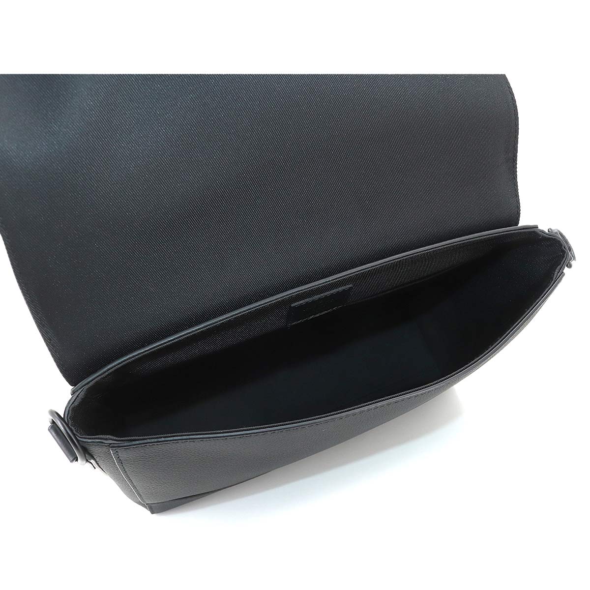 Louis Vuitton Aerogram Takeoff Messenger Shoulder Bag Leather Black
