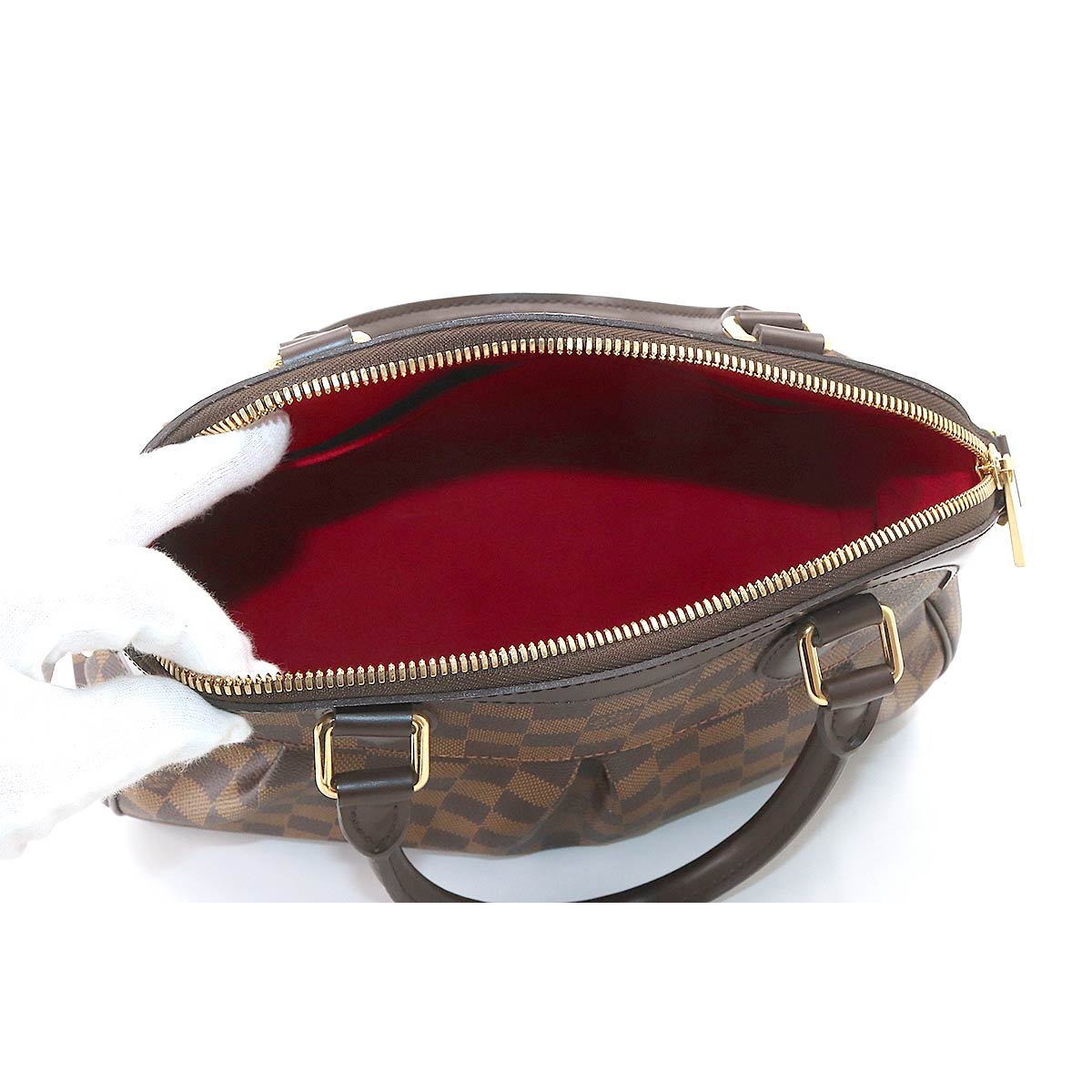 Louis Vuitton Damier Trevi PM 2 Way Hand Shoulder Bag Ebene