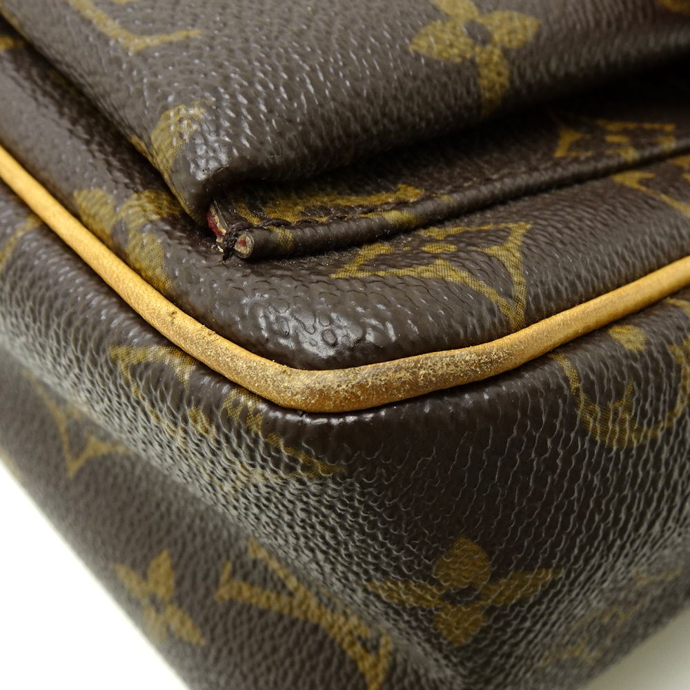 Louis Vuitton Monogram Viva Cite PM Shoulder Bag Brown