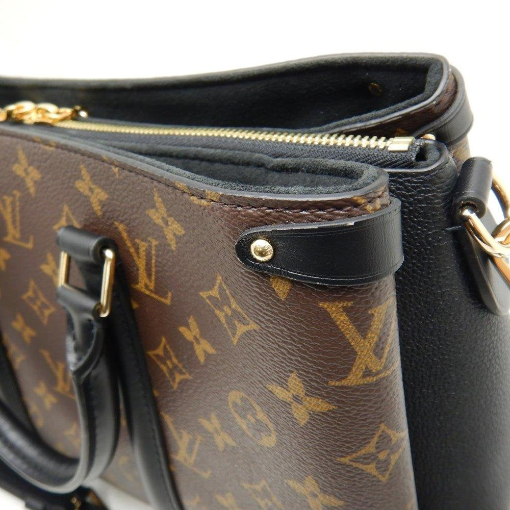 Louis Vuitton Monogram Soufflot MM Noir 2WAY Bag