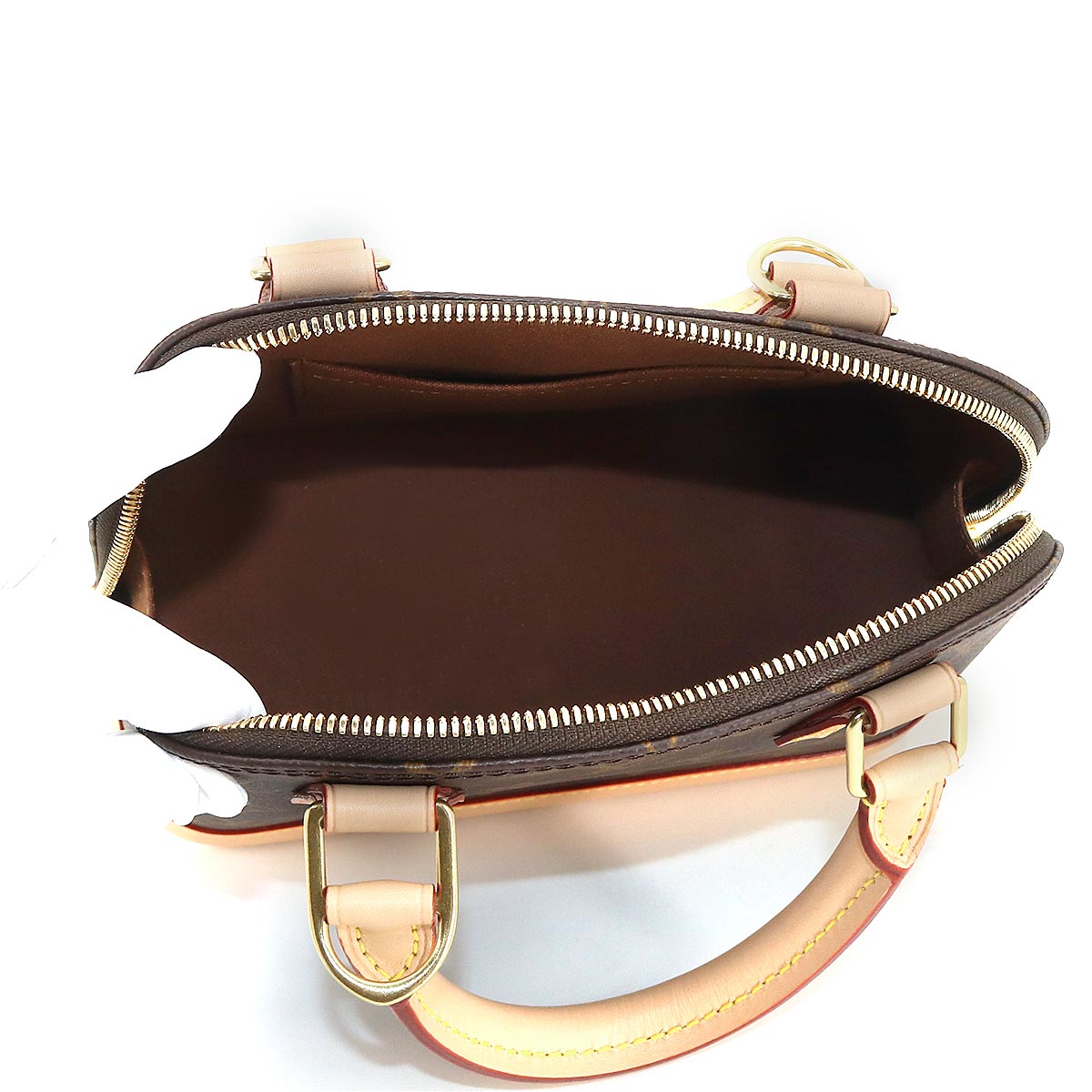Louis Vuitton Monogram Alma BB 2 Way Hand Shoulder Bag Brown