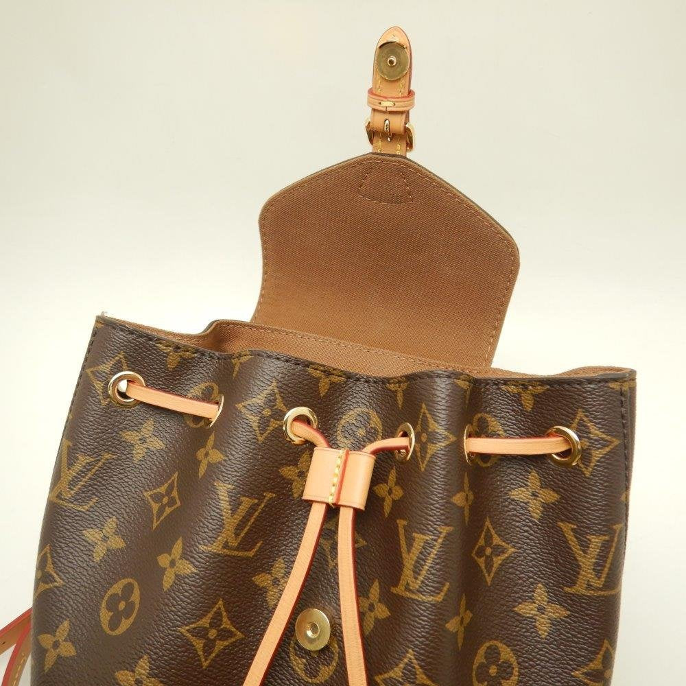 Louis Vuitton Monogram Montsouris NM BB Brown Mini Backpack