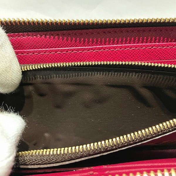 Louis Vuitton Monogram Portefeuille Clemence Fuchsia Wallet Long
