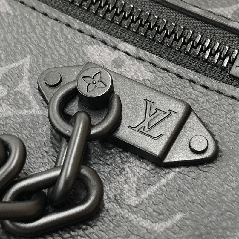 Louis Vuitton Monogram Eclipse Pochette Volga Virgil Abloh Clutch Bag