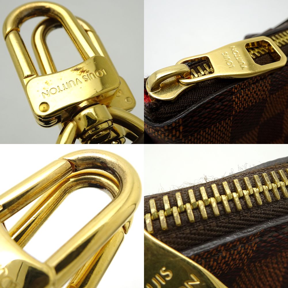 Louis Vuitton Damier Sienna PM Ebene 2WAY Bag Brown