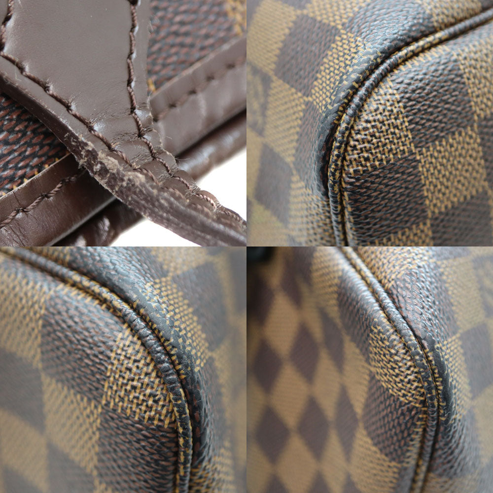 Louis Vuitton Neverfull MM Tote Bag Damier Canvas Ebene