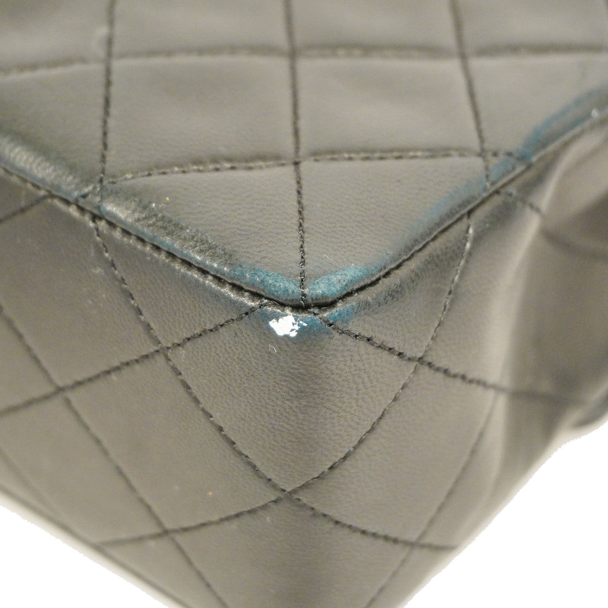 Chanel Shoulder Bag Matelasse Chain Lambskin Black