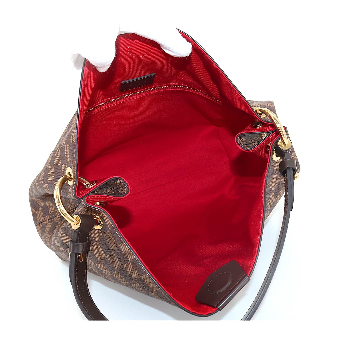 Louis Vuitton Damier Graceful PM Shoulder Bag Ebene