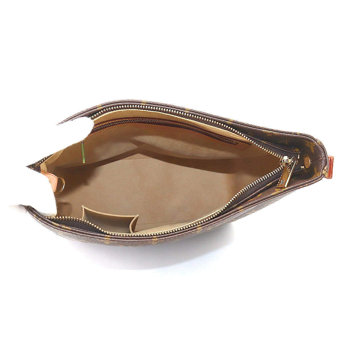 Louis Vuitton Monogram Looping GM Shoulder Bag Brown Gold Metal Fittings