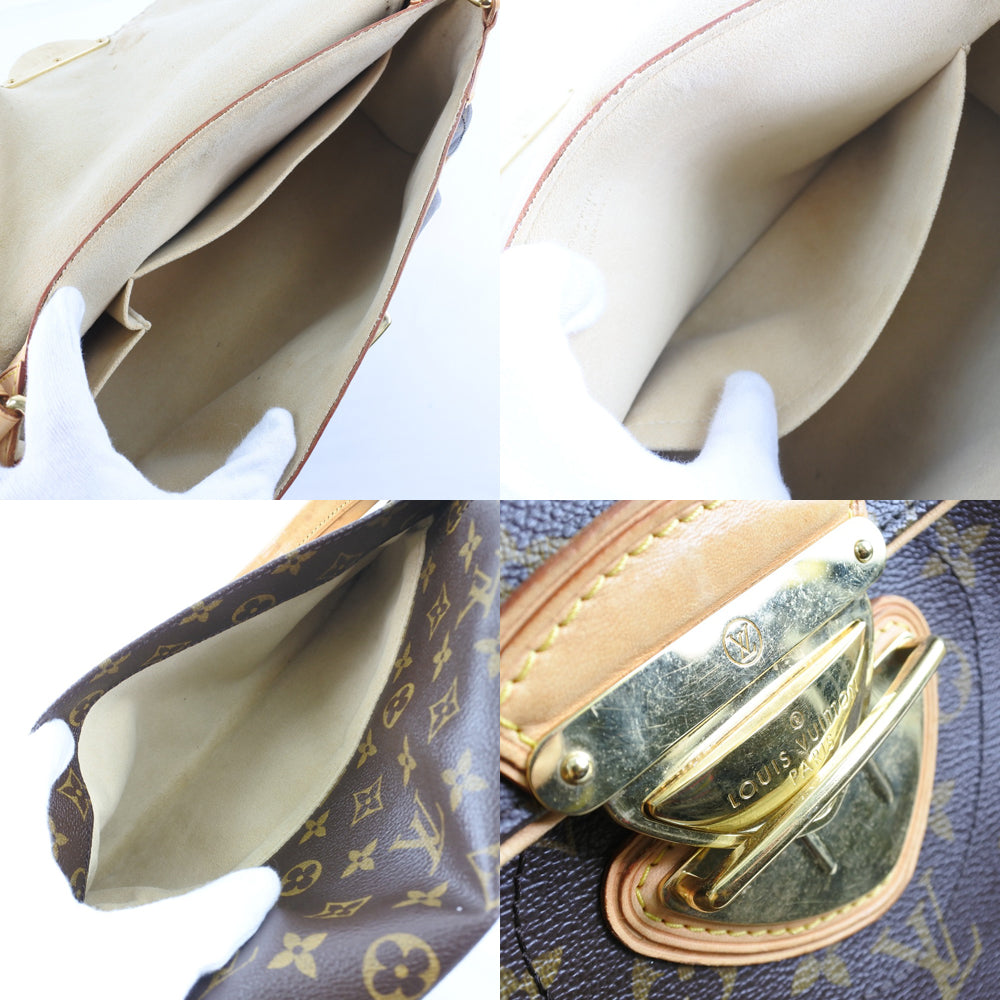 Louis Vuitton Beverly MM Shoulder Bag Monogram Canvas Brown