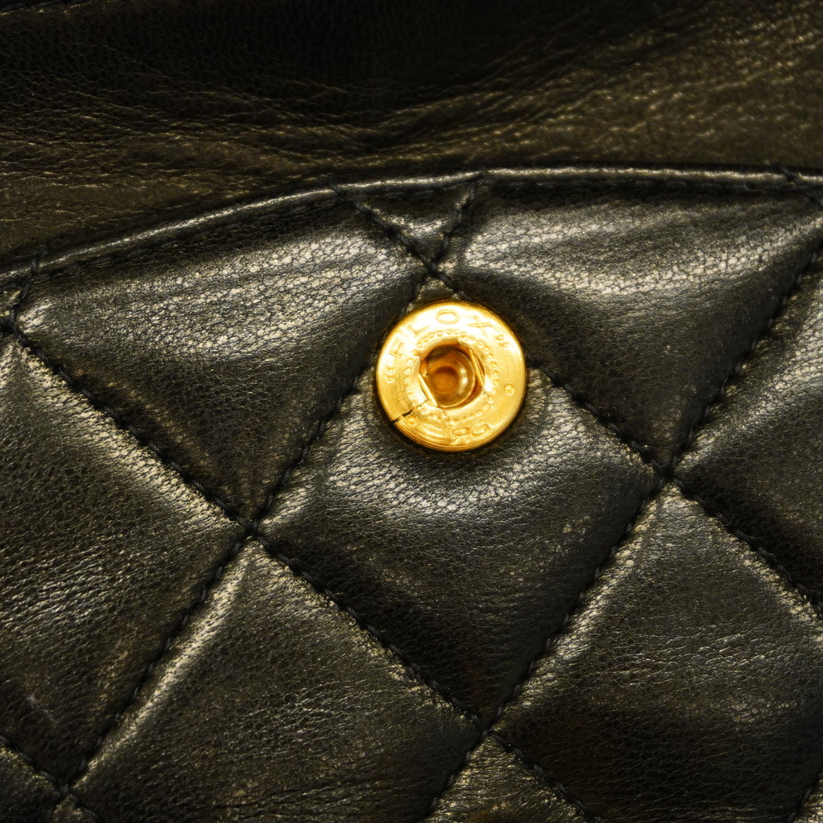 Chanel Matelasse Chain Shoulder Bag Lambskin Black