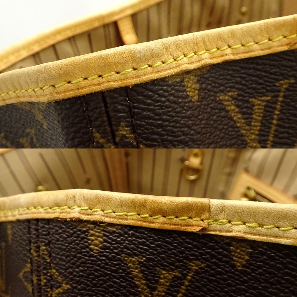 Louis Vuitton Monogram Neverfull MM Brown Tote Bag