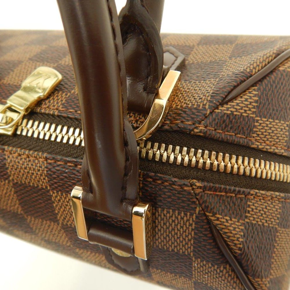 Louis Vuitton Damier Rivera Mini Ebene Handbag Brown