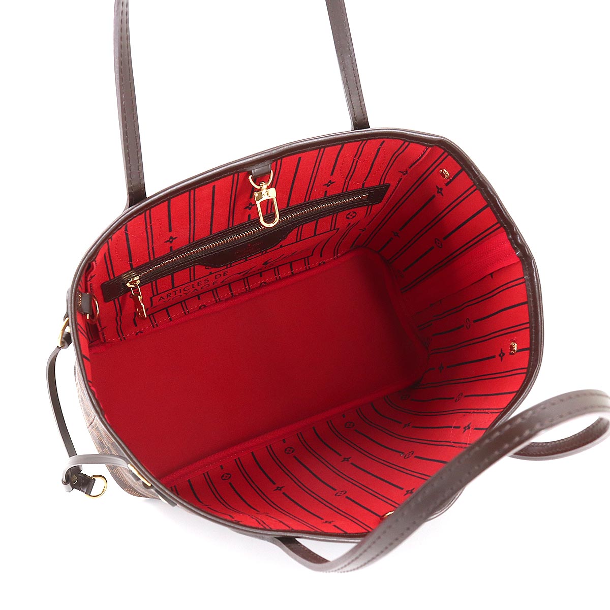 Louis Vuitton Damier Neverfull PM Tote Bag Ebene