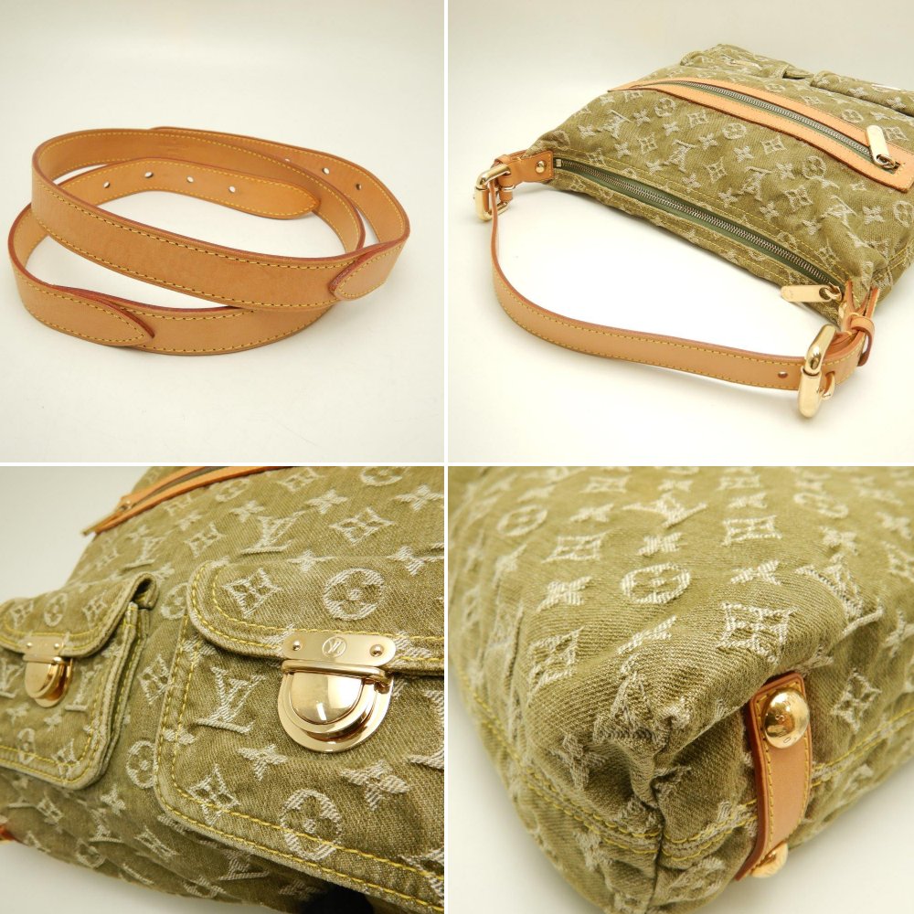 Louis Vuitton Monogram Denim Baggy GM Riken Shoulder Bag