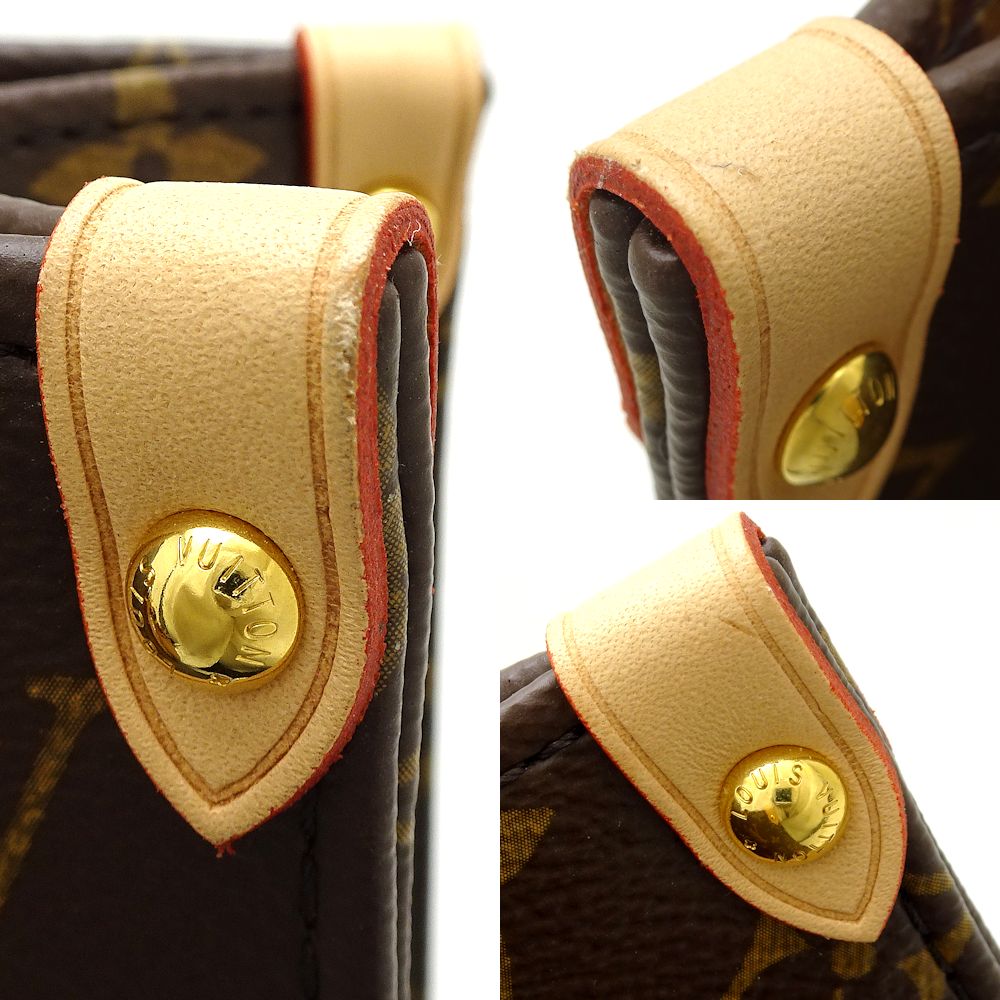Louis Vuitton Monogram Sac Plat BB Brown
