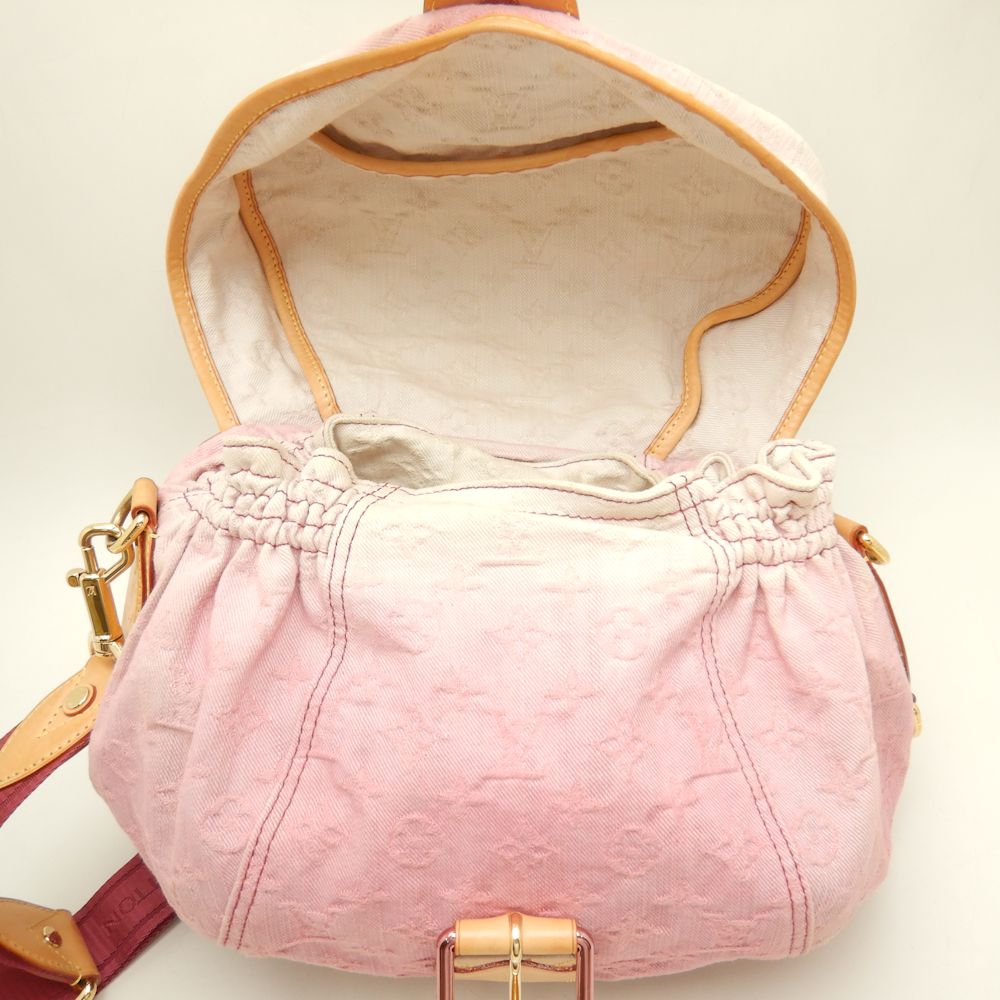 Louis Vuitton  Sunshine Monogram Denim Shoulder Bag Rose