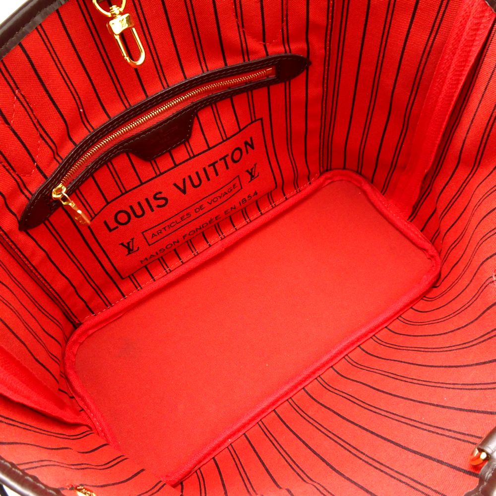 Louis Vuitton Damier Neverfull PM Tote Bag Ebene