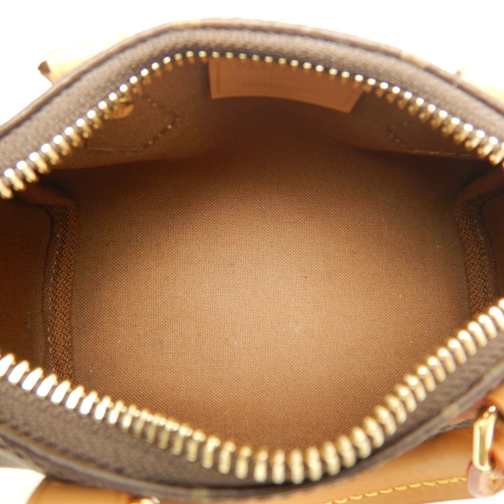 Louis Vuitton Monogram Speedy Crossbody Shoulder Bag Brown
