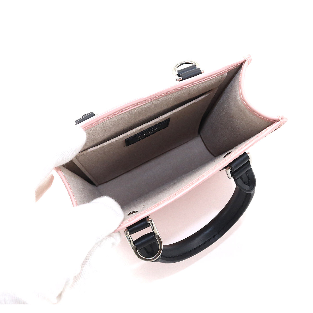Louis Vuitton Epi Petit Sac Plat 2way Hand Shoulder Bag Rose Ballerine