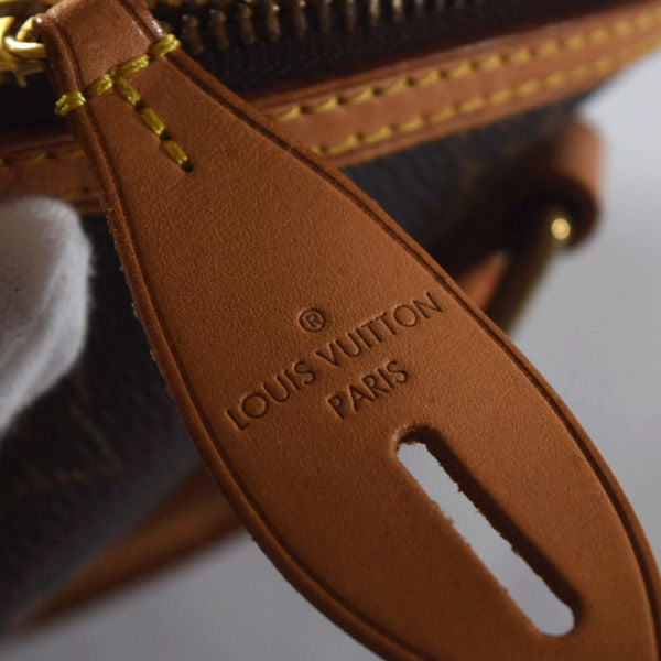 Louis Vuitton Lockit Monogram Handbag Brown