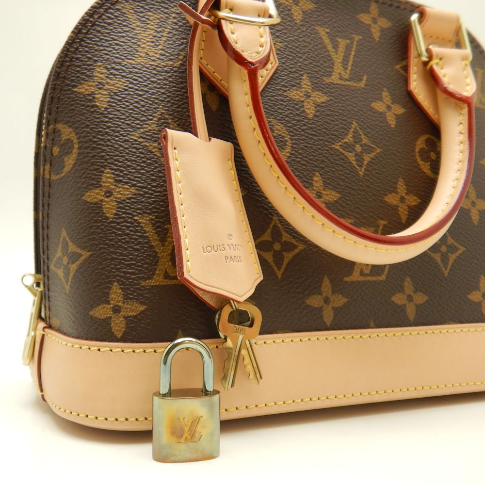 Louis Vuitton Monogram Alma BB Handbag Brown