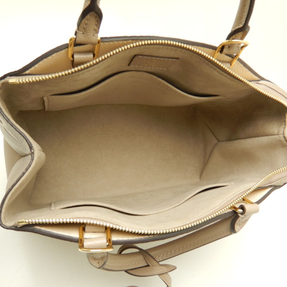 Louis Vuitton Petit Palais PM Handbag Bicolor Tourtrell Creme