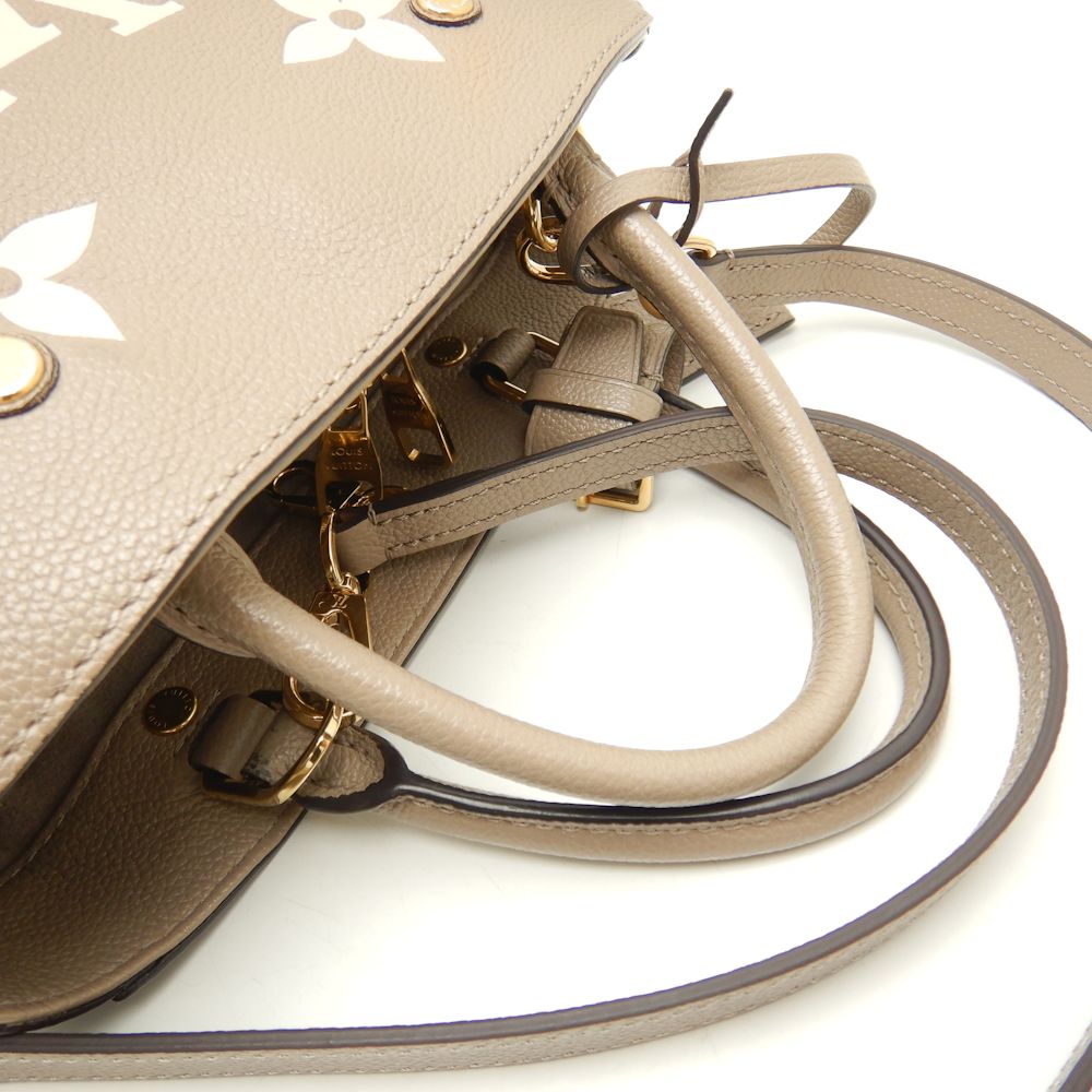 Louis Vuitton Montaigne BB Handbag Tourtrell Creme