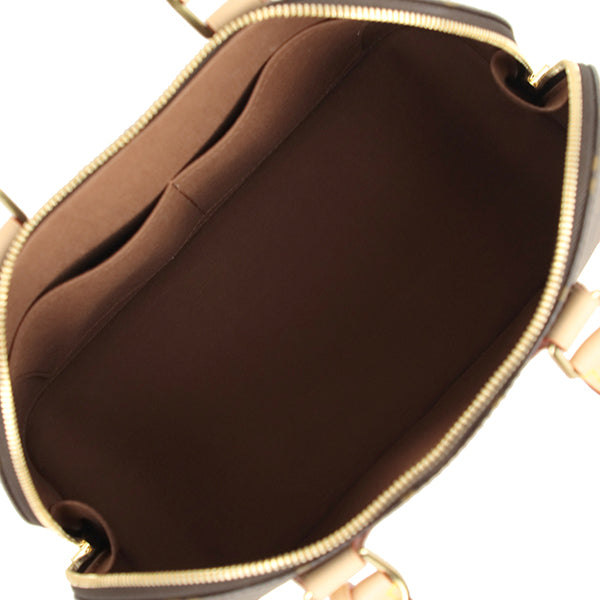 Louis Vuitton Alma PM Handbag Monogram Leather Brown