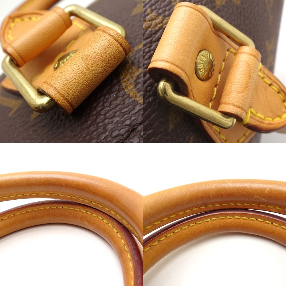Louis Vuitton Monogram Speedy 25 Handbag Brown